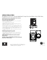 Предварительный просмотр 2 страницы GE GFDR270EH Dimensions And Installation Information