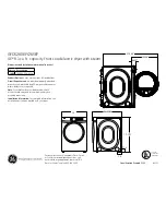 GE GFDS260EF Dimensions And Installation Information preview