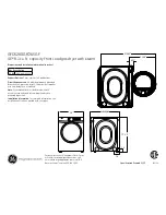 Preview for 1 page of GE GFDS260GF Dimensions And Installation Information