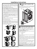 Preview for 6 page of GE GFDS350GLWW Installation Instructions Manual