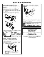 Preview for 8 page of GE GFDS350GLWW Installation Instructions Manual