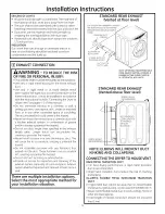 Preview for 4 page of GE GFDS355EL1MS Installation Instructions Manual