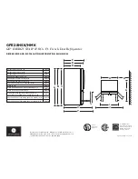 GE GFE28HSK Dimensions And Installation Information preview