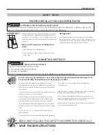 Preview for 3 page of GE GFE29HGD Series Owner'S Manual And Installation Instructions