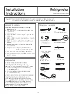 Preview for 21 page of GE GFE29HGD Series Owner'S Manual And Installation Instructions