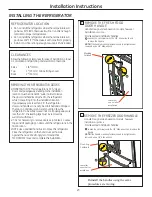 Preview for 23 page of GE GFE29HGD Series Owner'S Manual And Installation Instructions