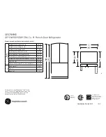 Preview for 1 page of GE GFE29HMEES Dimensions And Installation Information