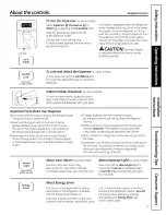 Preview for 5 page of GE GFSF6KEXBBB and Owner'S Manual And Installation Instructions