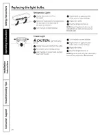 Предварительный просмотр 14 страницы GE GFSF6KEXBBB and Owner'S Manual And Installation Instructions