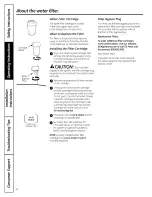 Preview for 6 page of GE GFSF6KEXCBB and Owner'S Manual And Installation Instructions