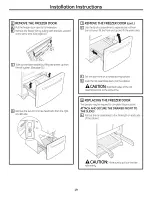 Preview for 19 page of GE GFSF6KEXCBB and Owner'S Manual And Installation Instructions