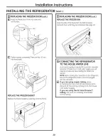 Preview for 20 page of GE GFSF6KEXCBB and Owner'S Manual And Installation Instructions