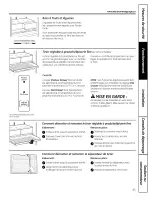 Preview for 45 page of GE GFSF6KEXCBB and Owner'S Manual And Installation Instructions