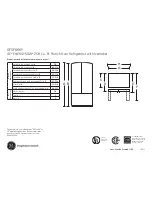 Preview for 1 page of GE GFSF6KKY Dimensions And Installation Information