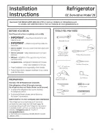 Preview for 16 page of GE GFSF6PKBABB Owner'S Manual And Installation Instructions