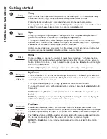 Preview for 8 page of GE GFW148 Owner'S Manual And Installation Instructions