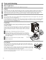 Preview for 12 page of GE GFW148 Owner'S Manual And Installation Instructions