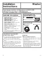 Preview for 14 page of GE GFW148 Owner'S Manual And Installation Instructions