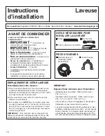 Preview for 38 page of GE GFW148 Owner'S Manual And Installation Instructions