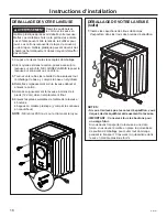 Preview for 40 page of GE GFW148 Owner'S Manual And Installation Instructions