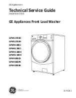 Preview for 1 page of GE GFW400SCK Technical Service Manual