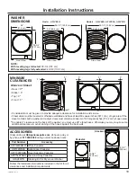 Preview for 19 page of GE GFW510 Owner'S Manual & Installation Instructions