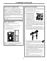 Preview for 17 page of GE GFWH2400L Series Owner'S Manual & Installation Instructions