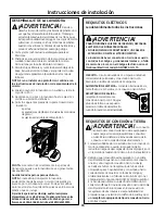 Preview for 42 page of GE GFWH2400L Series Owner'S Manual & Installation Instructions