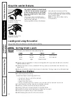 Preview for 10 page of GE GFWN1100L Owner'S Manual & Installation Instructions