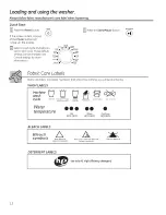 Preview for 12 page of GE GFWR4805 Owner'S Manual & Installation Instructions