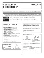 Preview for 82 page of GE GFWR4805 Owner'S Manual & Installation Instructions