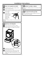 Preview for 3 page of GE GFXP1308FMC Installation Instructions Manual