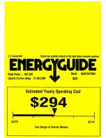 GE GG40T06TXK Energy Manual preview