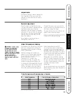 Preview for 19 page of GE GG75T06ASK Use And Care Manual