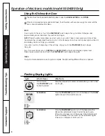 Preview for 8 page of GE GHDA300 Series Owner'S Manual