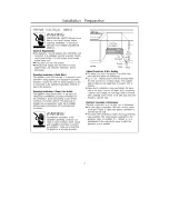 Preview for 4 page of GE GHDA690P01BB Installation Instructions Manual