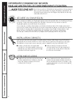 Preview for 14 page of GE GHRE5550KWW Owner'S Manual