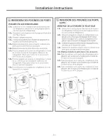 Preview for 31 page of GE GIE Owner'S Manual And Installation Instructions