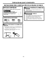 Предварительный просмотр 72 страницы GE GIE21 Owner'S Manual And Installation Instructions