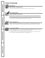 Preview for 2 page of GE GKSE4200 Owner'S Manual