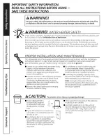 Предварительный просмотр 2 страницы GE GLC4100N Owner'S Manual