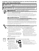 Preview for 2 page of GE GLC4400R Owner'S Manual