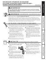 Preview for 3 page of GE GLD2800T Owner'S Manual