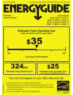 Preview for 1 page of GE GLD2850TCS Energy Manual