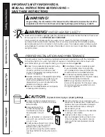 Предварительный просмотр 2 страницы GE GLD4100M Owner'S Manual