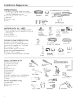 Preview for 2 page of GE GLD4160L00SS Installation Instructions Manual