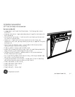 Предварительный просмотр 2 страницы GE GLD4604V Dimensions And Installation Information