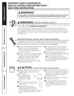 Preview for 2 page of GE GLDA690 Owner'S Manual