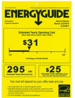 GE GLDA696FSS Energy Manual preview