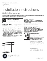 GE GLDT690DBB Installation Instructions Manual preview